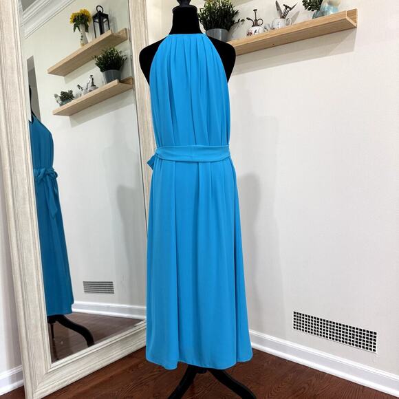 NWOT Antonio Melani Size Small Lucian Blue Sleeveless A-Line Dress Women's - Picture 4 of 6